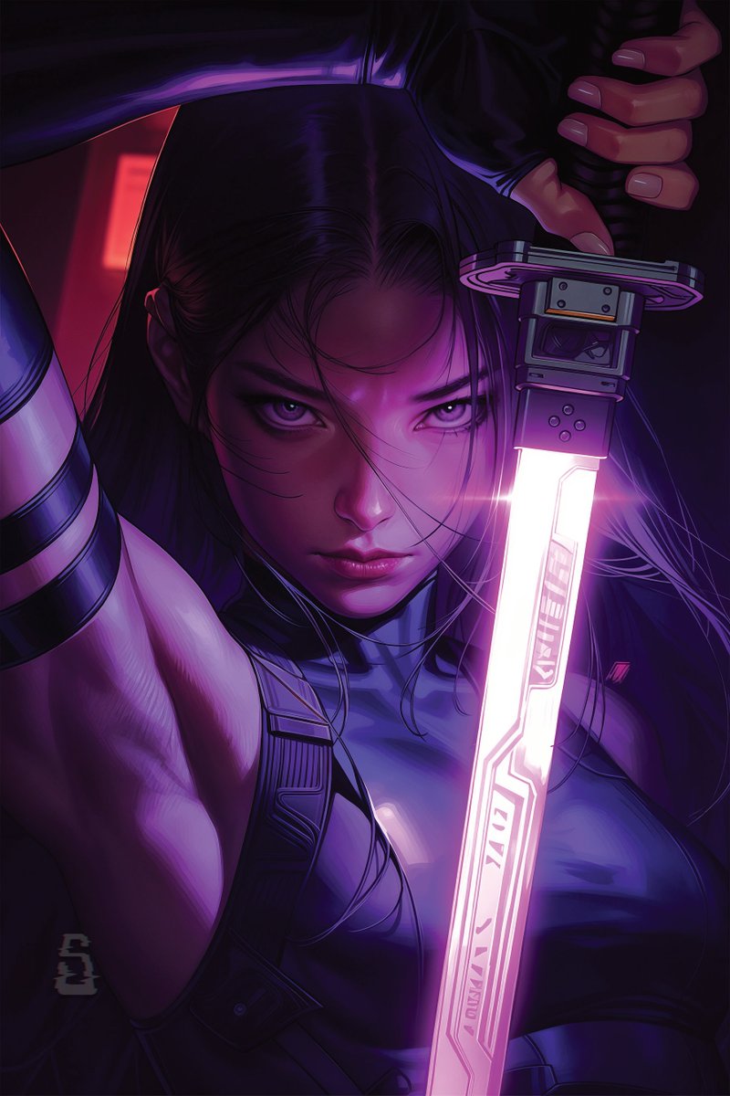 thesynthographr's tweet photo. Dark Dance of Psylocke https://t.co/77TKot3pnI