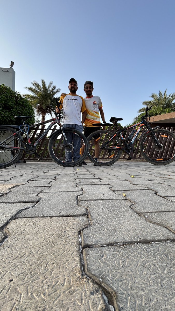 NakuIChandra's tweet photo. Nothing beats a peaceful morning ride with the right people 🚲✨
20K completed with good company and Mr. Discipline @Ozaemotion leading the way 😄
#CyclingCommunity #WeekendCycling #MorningRide #FitnessJourney #HealthyLifestyle #RideAndExplore #CyclingLo https://t.co/uHyJrvqn6o