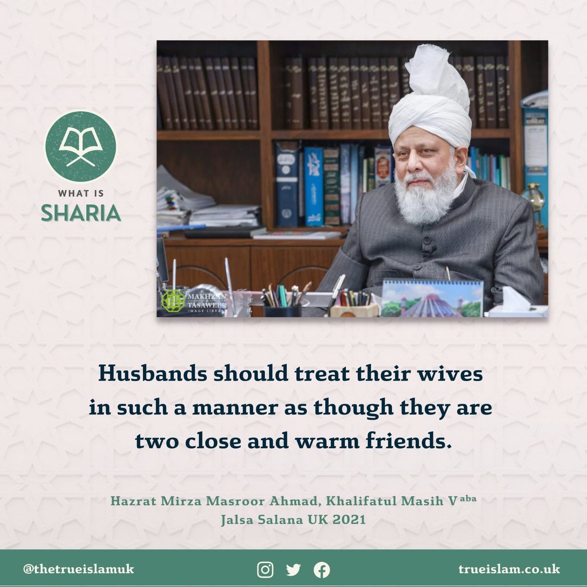 ahmadisala's tweet photo. Our role model 
#KhilafatForPeace https://t.co/rioQIeIreR