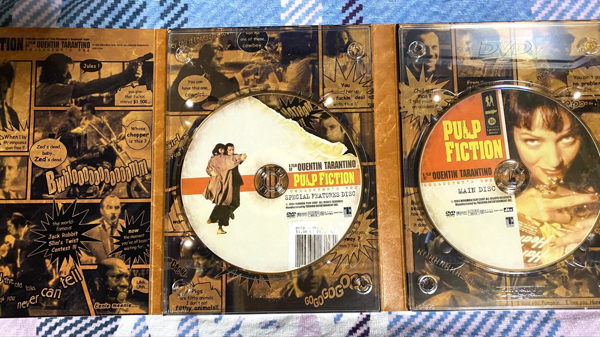 今日はパルプ・フィクション見た。 ジャッキー・ブラウンとセットのBOX