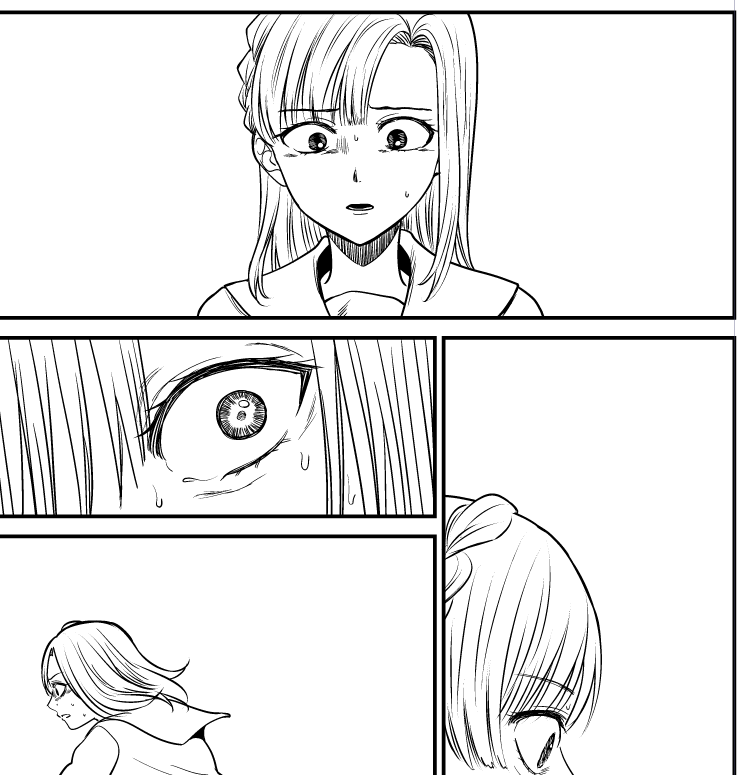 本編はホラーっぽい絵柄に変えている 