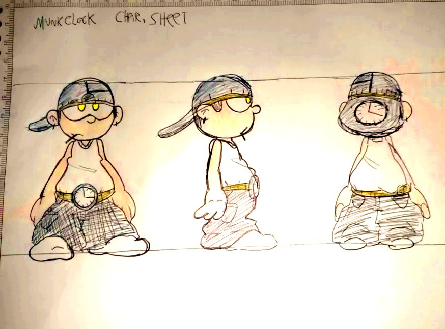 StrawPieStudios's tweet photo. The first MunkClock concept! kinda simple but.... not to bad, huh? https://t.co/M1onucPPwr