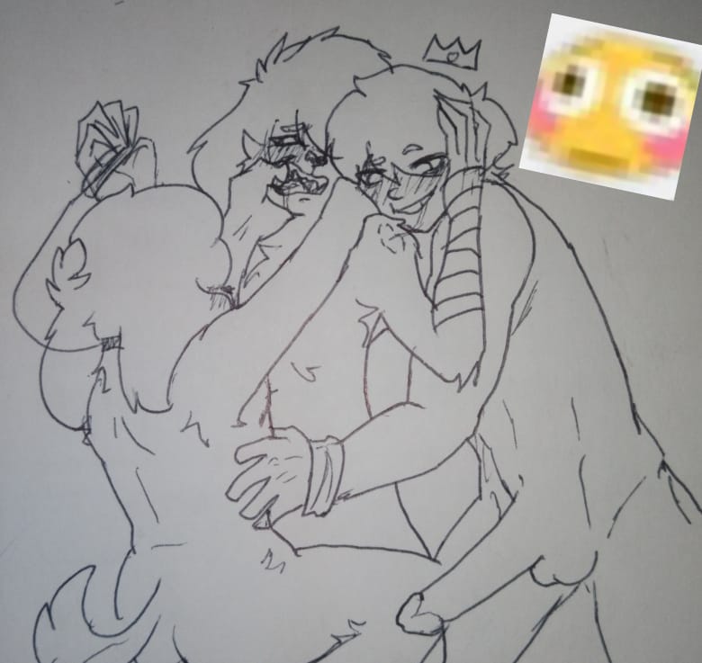 VelizKatri80349's tweet photo. Cómo siempre apareciendo con mamad- #mikeExe #CoMPaS #ship #nsfw #ElTrollino bazta https://t.co/fBFpI01Bia