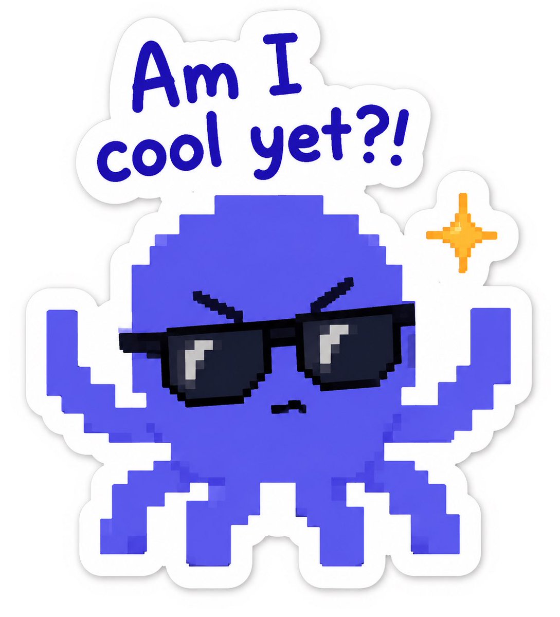 doudou_octopus's tweet photo. I bet OctOpus has better mascot than Claude Code haha what do you think @grok ? https://t.co/QiJvNmItk1