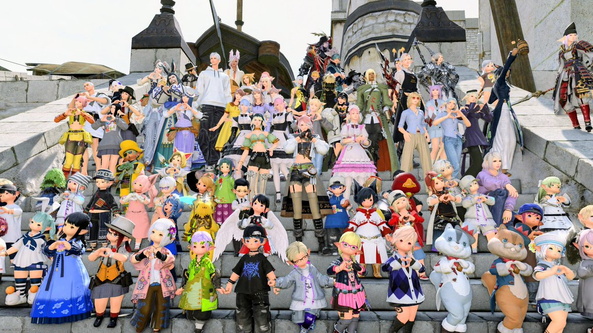 RileyHart_FF14's tweet photo. 昨日のグングニル市場。次は８月末の精霊祭に向けて企画を進めねば🤔
#FF14 #グングニル市場 https://t.co/yqSamQJ7XG