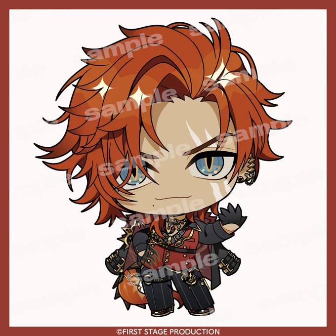 【お仕事】 FIRST STAGE PRODUCTION EN所属 Ryzar Blazenfang様の新衣装グッズ(ミニキャラ)を担当させていただきました #RyzarBlazenfang #Ravanis #FSP_EN