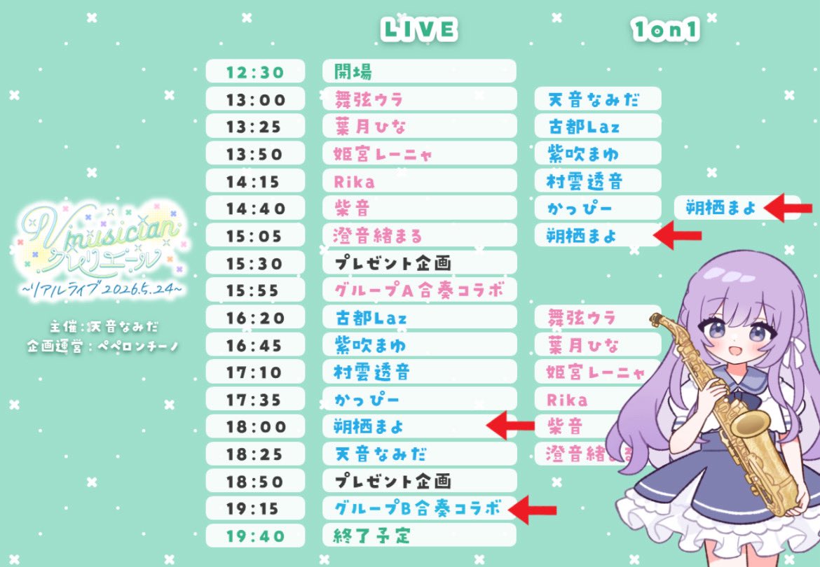 すず♪様　オーダー専用ページ 1on1もうすぐだああああぁぁ！！！ 朔栖まよの出演パートはこちら