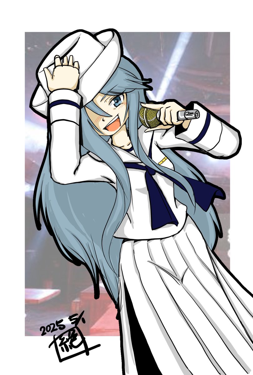 今日はどん底の歌姫 #フリント生誕祭 であります!
お誕生日おめでとうございます!!
まだ誕生日絵かけていないので
過去絵で申し訳無いですが御祝でアリマス!!
#ガルパン
#フリント生誕祭2026 