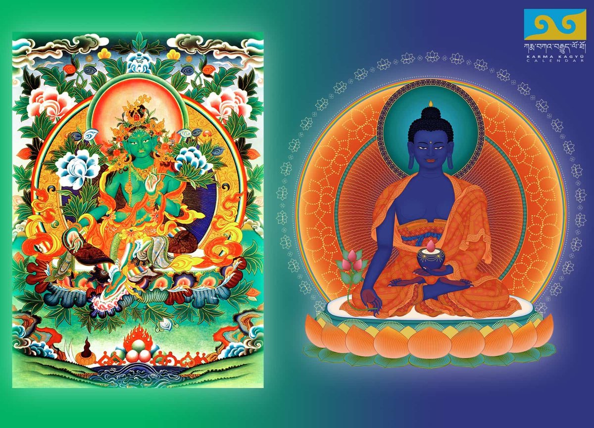 KarmaKagyuCal's tweet photo. Green Tara and Medicine Buddha Day
📅 Sunday, 24 May 2026 - According to the Tsurlug Tibetan calendar

https://t.co/WPb9vyClRP

⏭️ Next special day:
Monday, 25 May 2026 > Sabdun Phurba https://t.co/H5OAm2p9vk