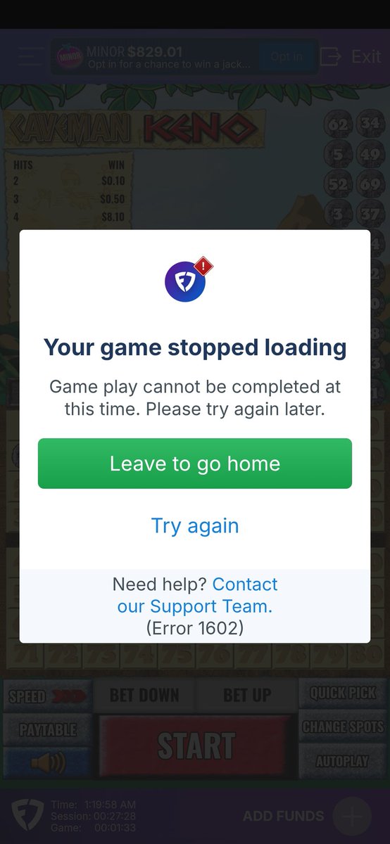 1Blessed4Crypto's tweet photo. I am so over this with @FanDuelCasino , either this or verifying your location. I get it because I live a mile away from the border of another state but I've never had this issue every 4 spins with @DKCasino https://t.co/fPFZZXU22c