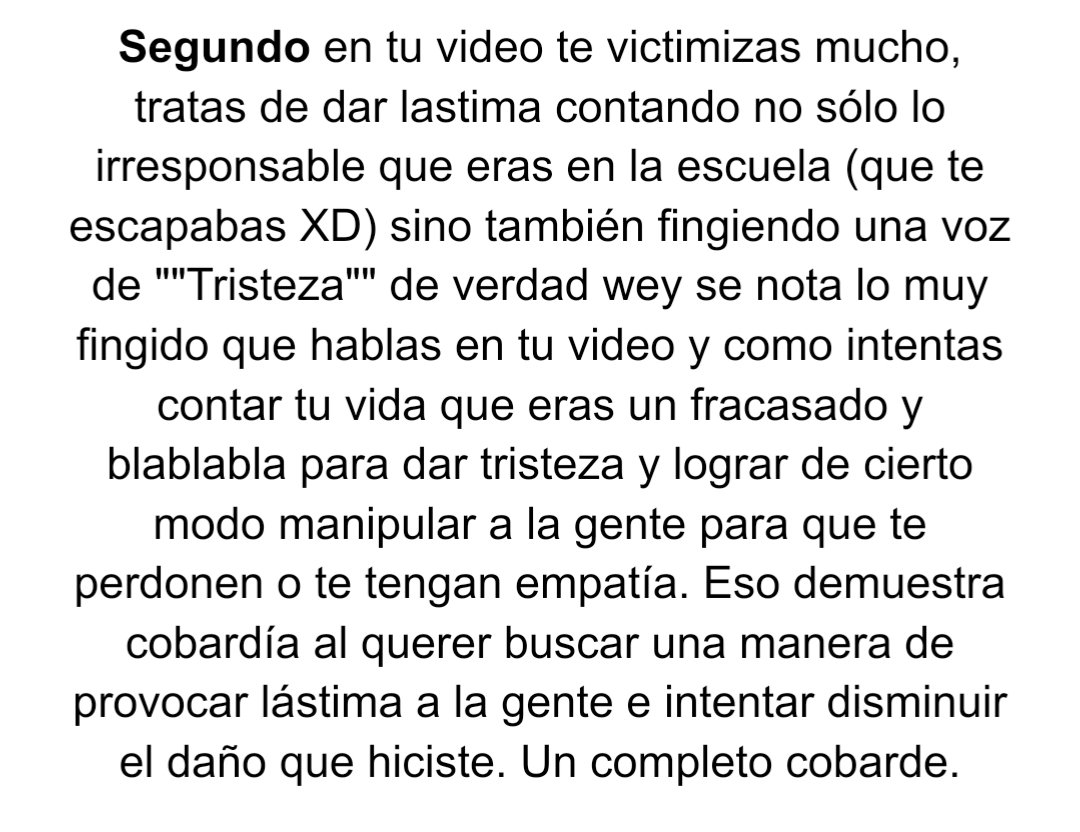 Ulizalid's tweet photo. Te dedicó unas últimas palabras Creepy Nightmare / @GhostNightmar12 y una opinión mejor estructurada hacia tu video y funa.
https://t.co/YQUqJx96O0 https://t.co/wMFH6pcn5P