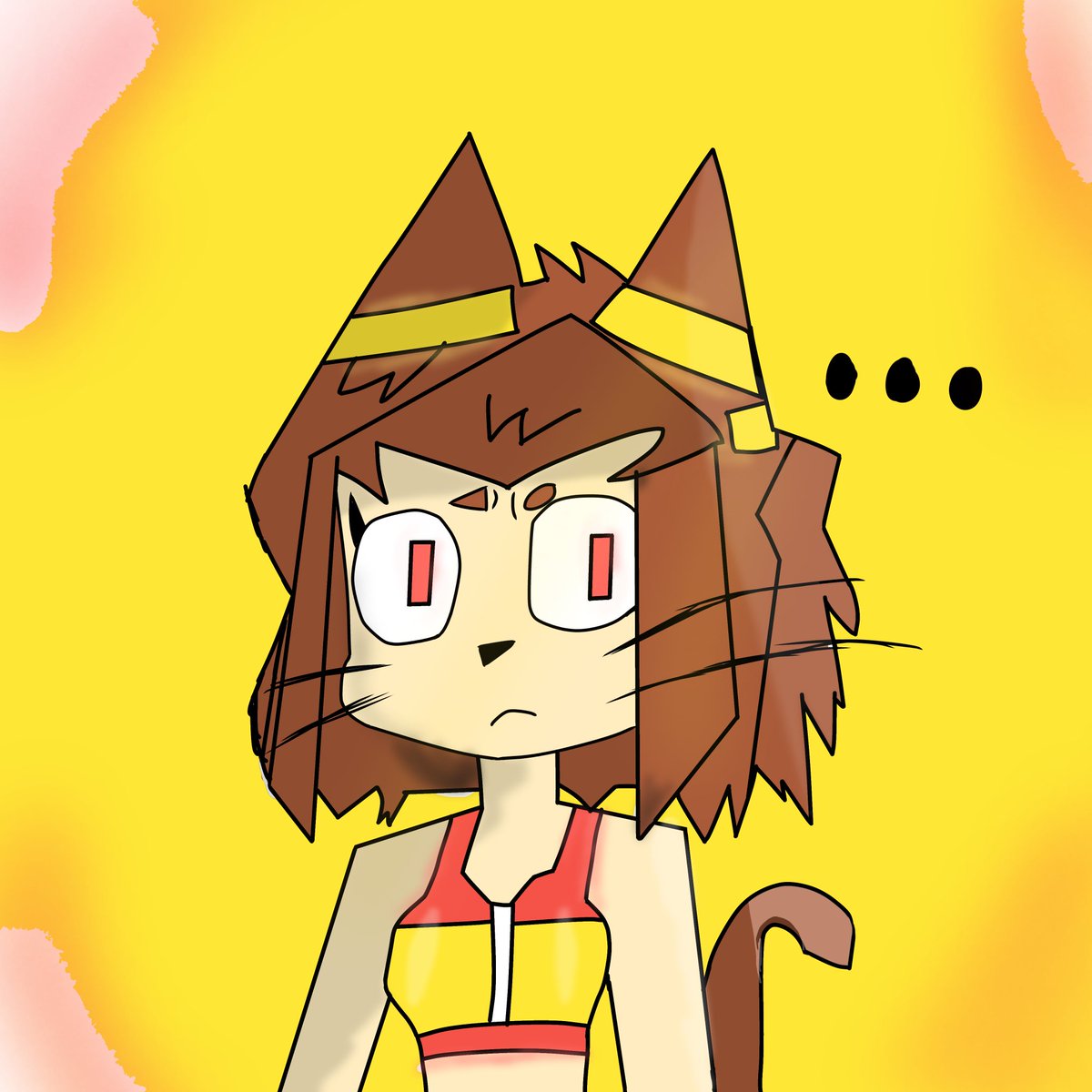 YapperLeader's tweet photo. Small sketch of kit from gameoverse 
SHES SO ADORABLE🥹🥹💝💝 https://t.co/QG9mdNiNf9