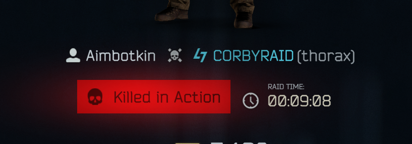 CorbyRaid's tweet photo. @LucasBotkin GET YOUR AIMBOT AI PMC OUTTA HERE https://t.co/ylyciRLL4X