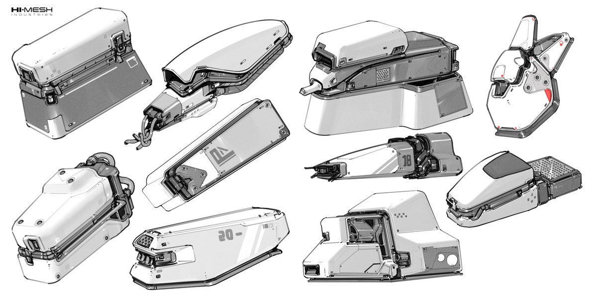 artbyha_'s tweet photo. Sci-Fi Sketches, Brushes &amp; Course in comments. https://t.co/ZDEwPTz4ho