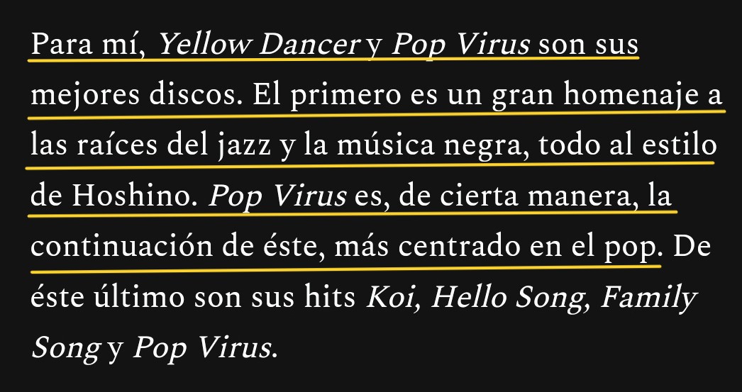 記事・補足】 私にとって、『Yellow Dancer』と『Pop Virus』は最高の
