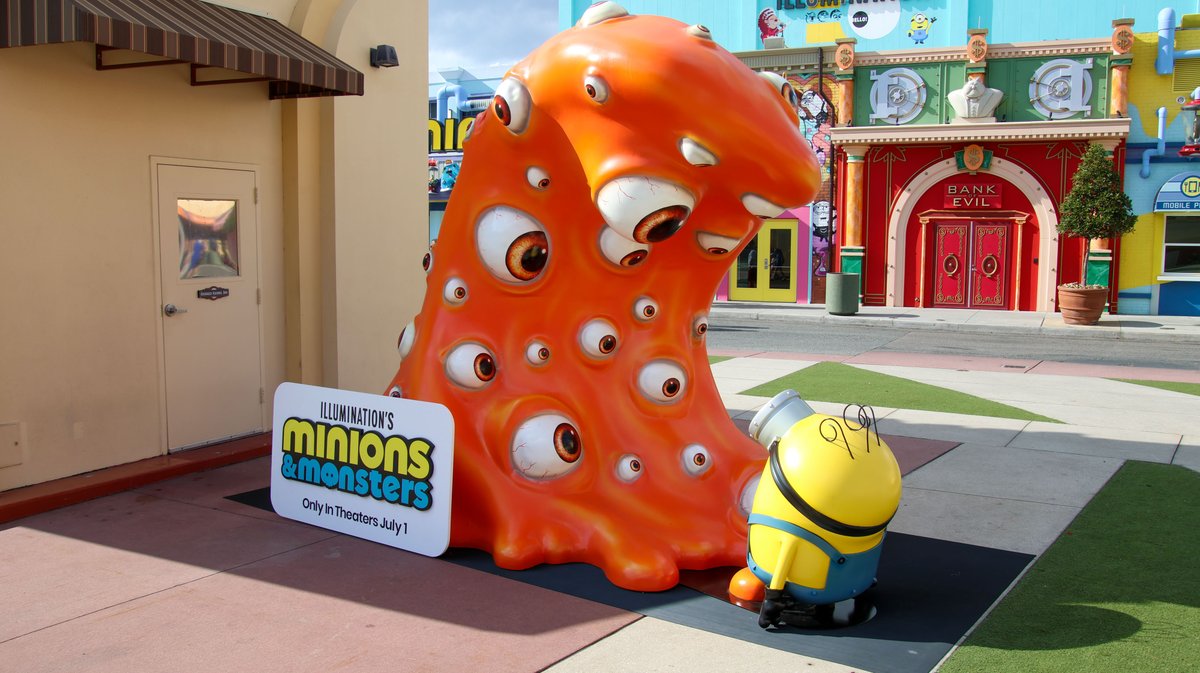 A monster in Minion Land in Universal Studios Florida.