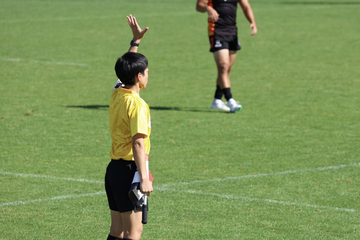 masonakajimiwa's tweet photo. 2025.9.27 釜石鵜住居復興スタジアム 
JAPAN RUGBY LEAGUE ONE RISING 2025
釜石SW vs S東京ベイ

#高橋真弓

rugby 
referee
rugbyreferee
matchofficial
ラグビー
レフリー
ラグビーレフリー
マッチオフィシャル
LeagueOne 
リーグワン https://t.co/S6iA6e8AQl