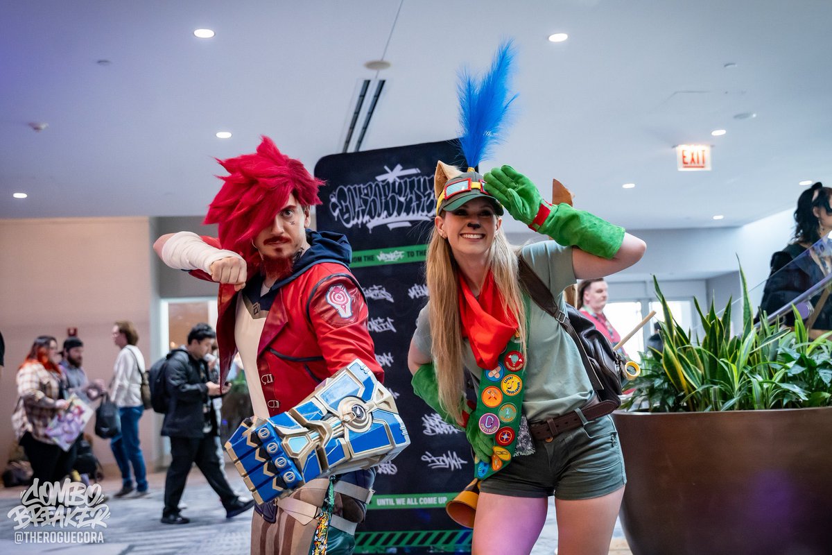 NotSolidSnak3's tweet photo. My two cosplays for @COMBOBREAKER are done and now I may be a casual gamer tomorrow #combobreaker #CB2026 #combobreaker2026 https://t.co/7FDw6HVZU4