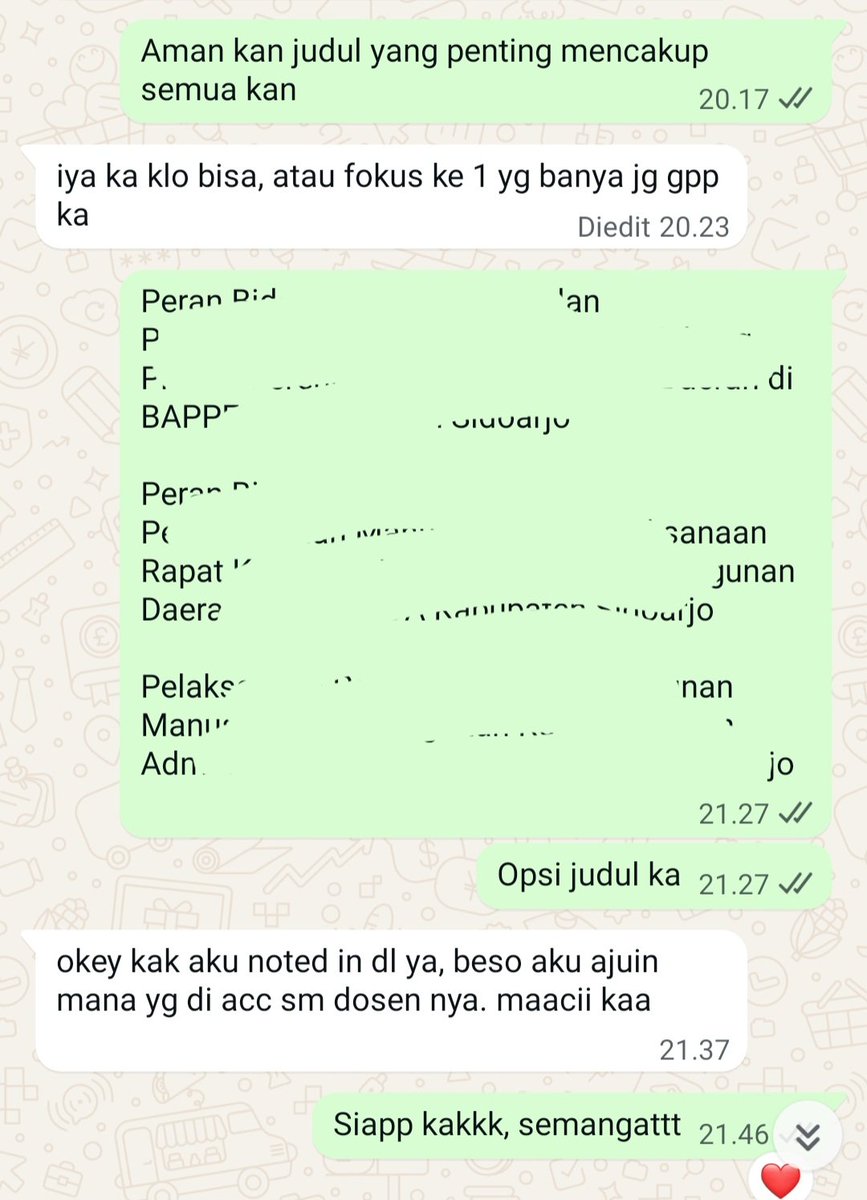 keylishya's tweet photo. JOKI JUDUL DAN LOGBOOK MAGANG
Yuk sini pake jasaku untuk bantu buat judul proposal magang dan ngerjain logbooknya. Fee murah meriah start 10k dan dijamin trusted abizzz😉🤟
#kkn #magang #logbook #judulproposal #jokitugas #jokitugasmurah #jokitugasamanah #jokitugastrusted https://t.co/hIzaVGCTiE