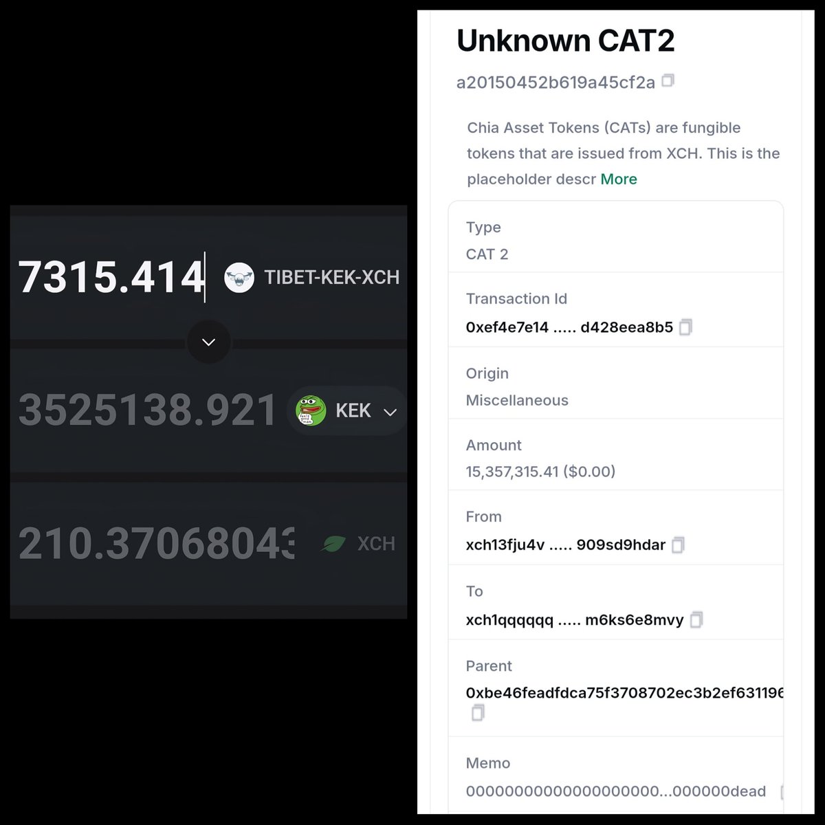 orangesanon's tweet photo. 🍊🐸 We have burned our original $KEK feels good man liquidity wallet, which now makes 244 XCH and 3,533,315 KEK in the untouchable #chia burn wallet address 🔥🔥🔥 https://t.co/IinAw67uOw