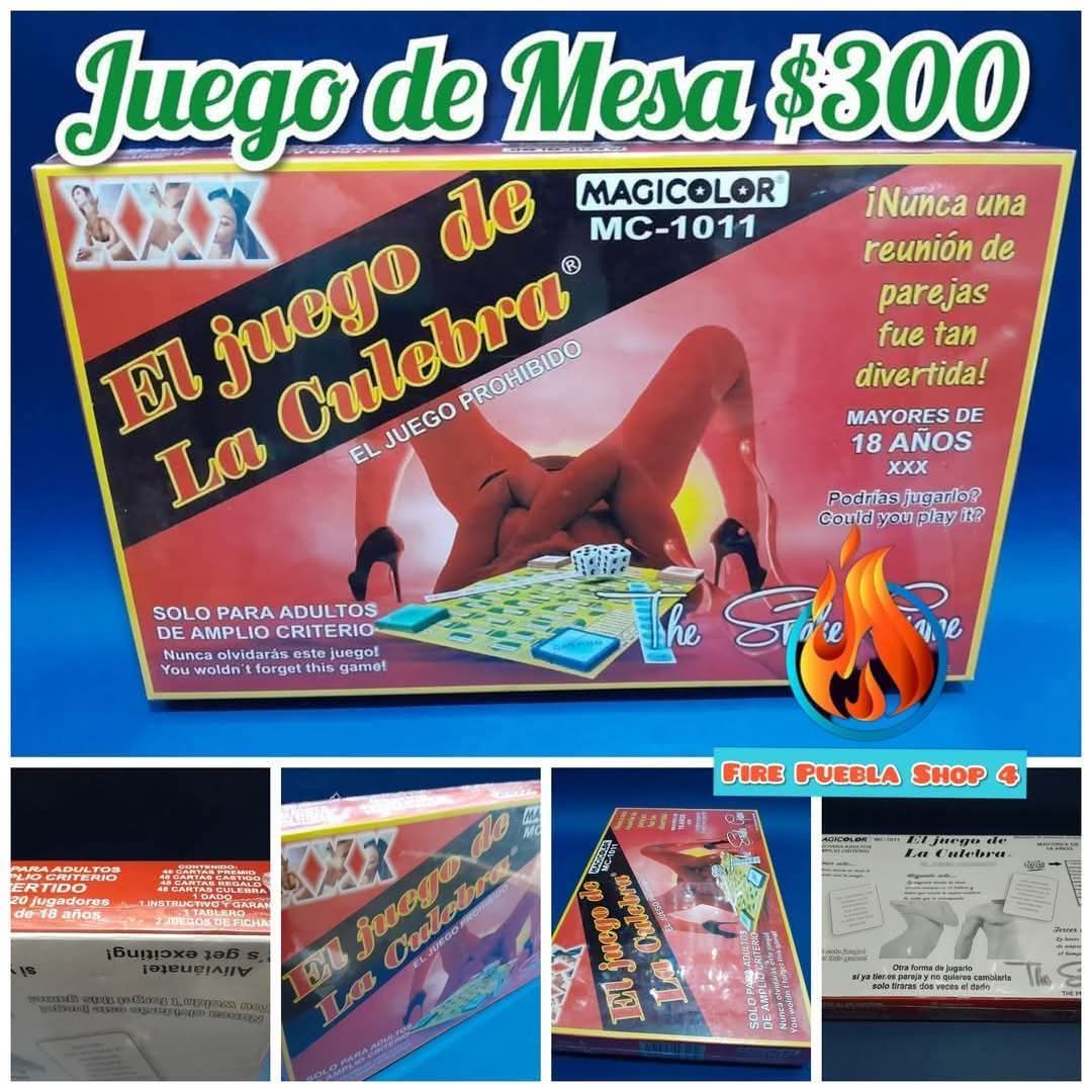 FirePuebla's tweet photo. Juego de Mesa

Atrevido, picante y audaz,  un juego para experimentar un momento divertido, con tus amigos y/o pareja. Incluye dados, tarjetas y tablero, Juego para mayores de edad, diseñado hasta para 20 jugadores. Te imaginas quedar todo chupad@, sin ropa y bien calient3 😝.. https://t.co/d4oI6pGhpK