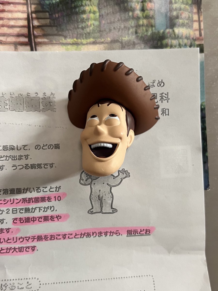 bazongas1's tweet photo. セブンのディズニーの一番くじで当たった、ウッディのマグネット。
ふと家の冷凍庫みたらなんかジワった。 https://t.co/dMo8kF8eoD