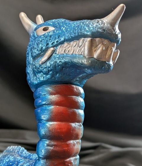 □リモコン怪獣 ミドロン 高21/奥27.5（cm） マスダヤ復刻 ソフビ
