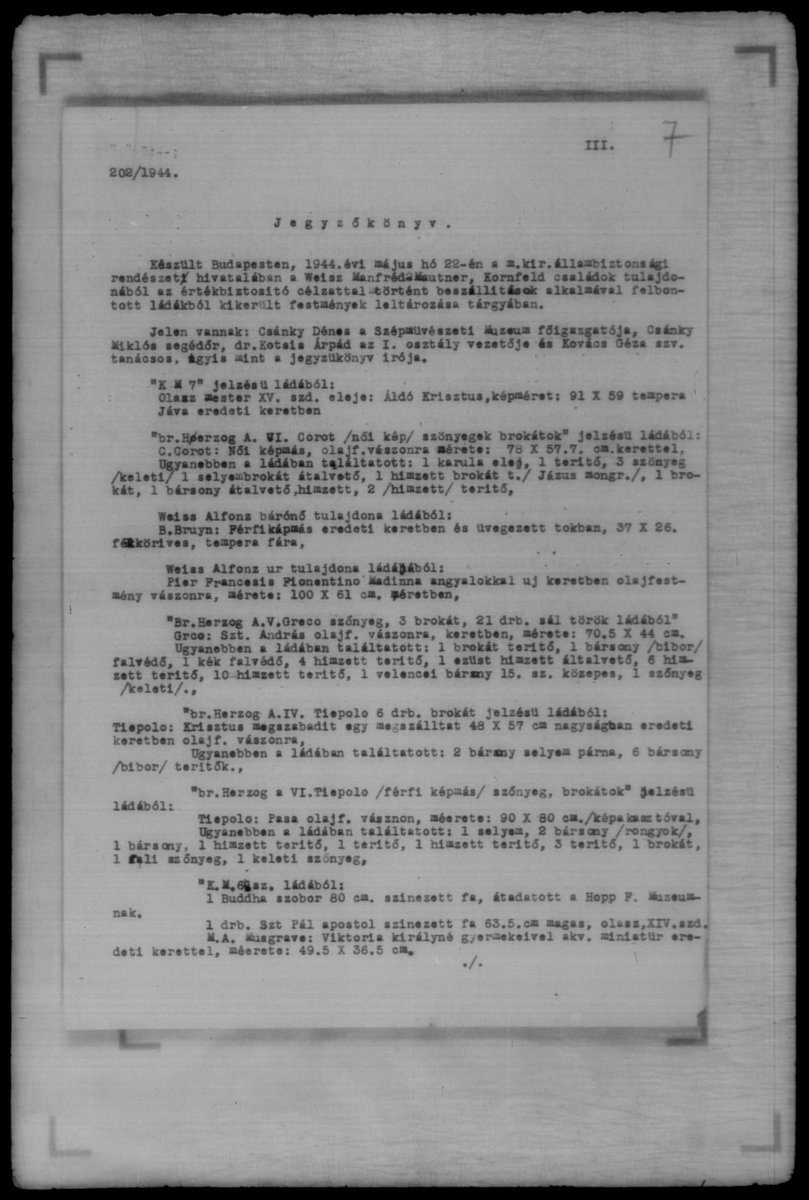 Holocaust Art Recovery Initiative tweet media