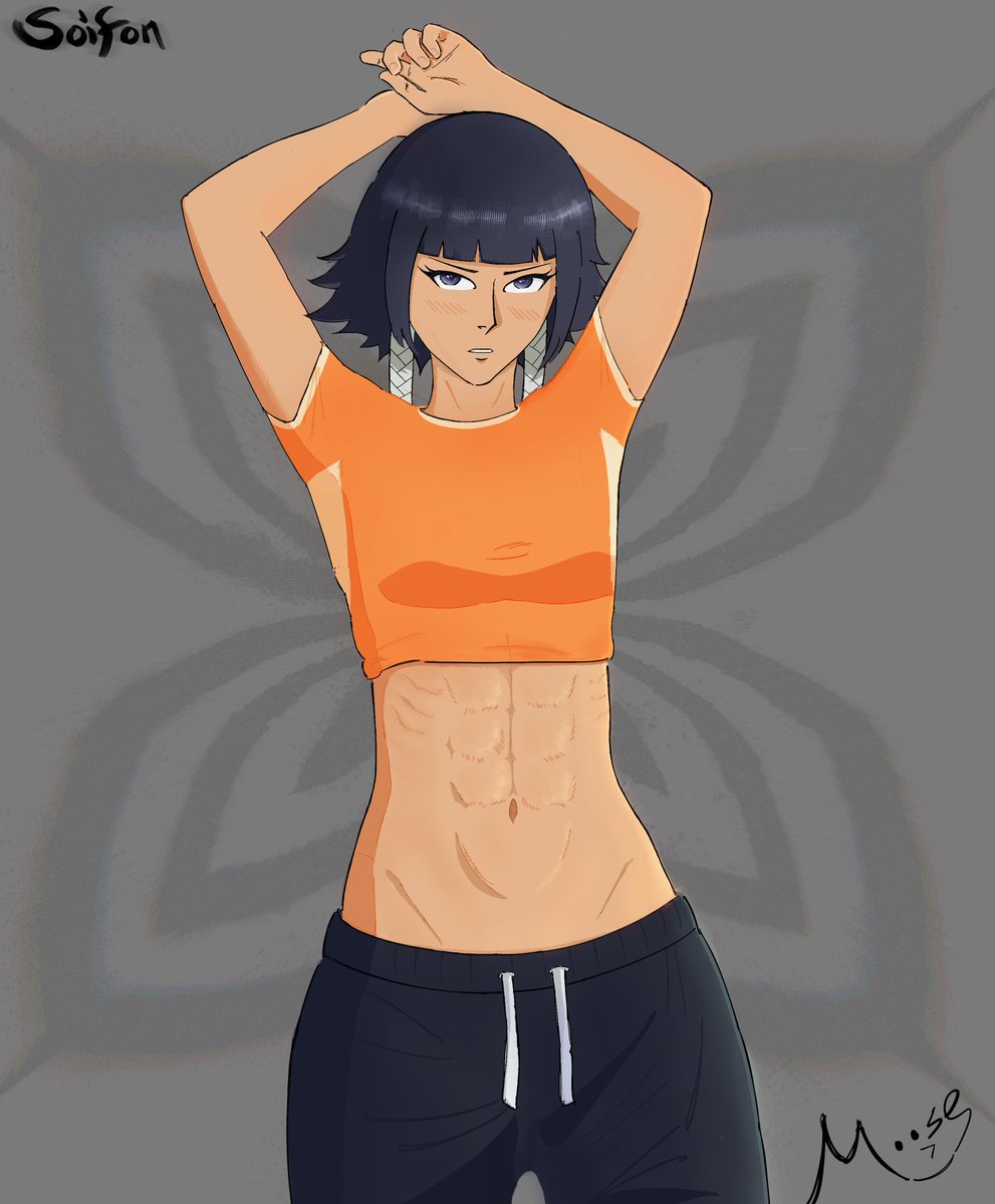 DeusMoose's tweet photo. Soifon #bleach :^) https://t.co/sWuHtCELfD