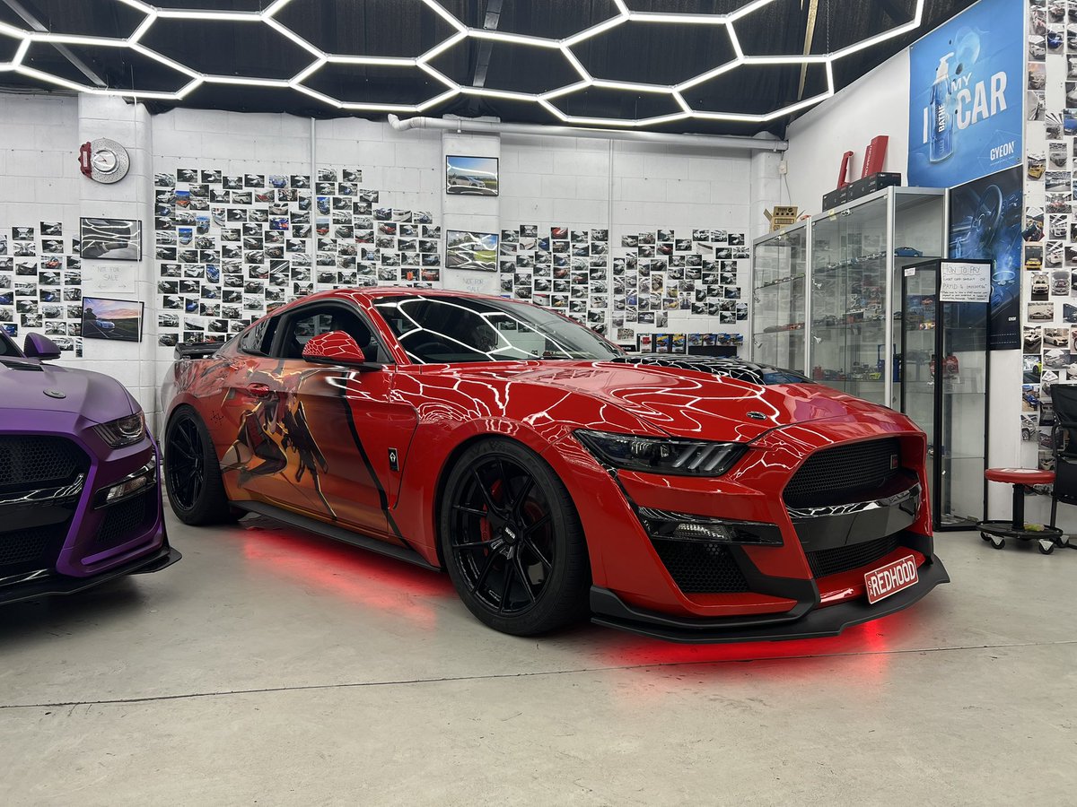 Redhood_Pony's tweet photo. This is why I do this, to show her off and hope others enjoy her as much as I do. Thanks to Hotdog Motorsport for asking us to feature!
#Nikke #Nikke_au #Nikke_en #Mustang #Itasha https://t.co/6VxULZpOS6