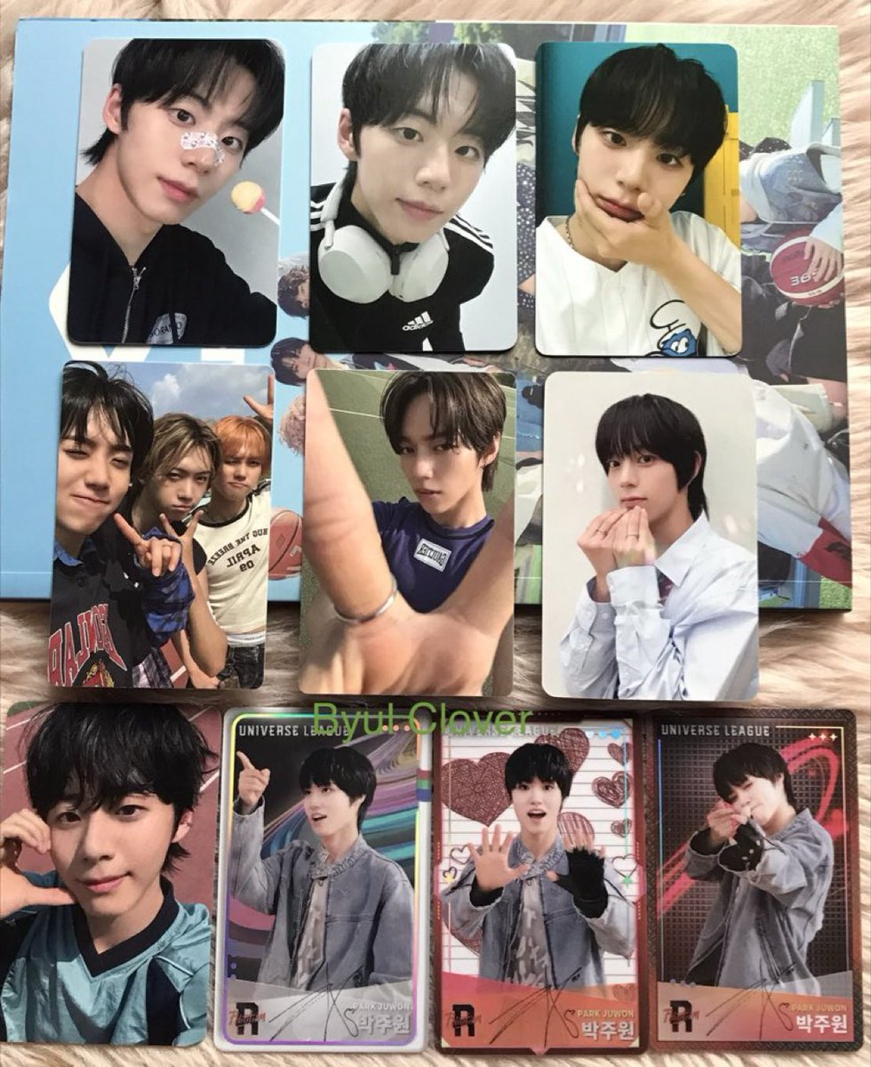 byulclover's tweet photo. 🖇#byulcloversells
wts lfb dop ph ahof apple music 1st music weverse pob universe league higher photocard onhand
390 ea
except jl and unit 300 set
mop

tag ww 유니버스리그 양도 ahof who we are the passage pc album jl woongki park han steven shuaibo juwon jeongwoo chih en daisuke https://t.co/Pgil0oWMfs