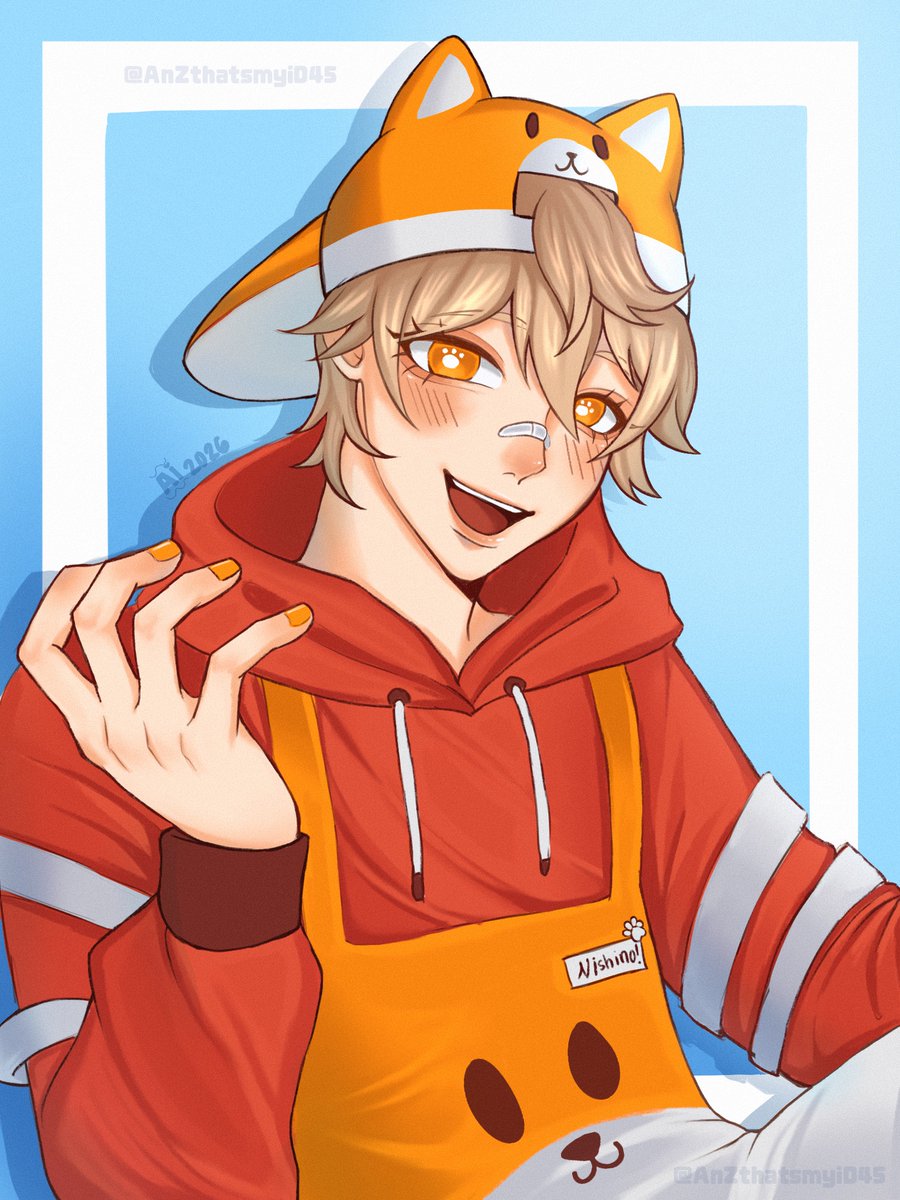 AnZthatsmyiD45's tweet photo. Nishino ! 🐾🧡// #rewrittentwt https://t.co/bboHc73g8V