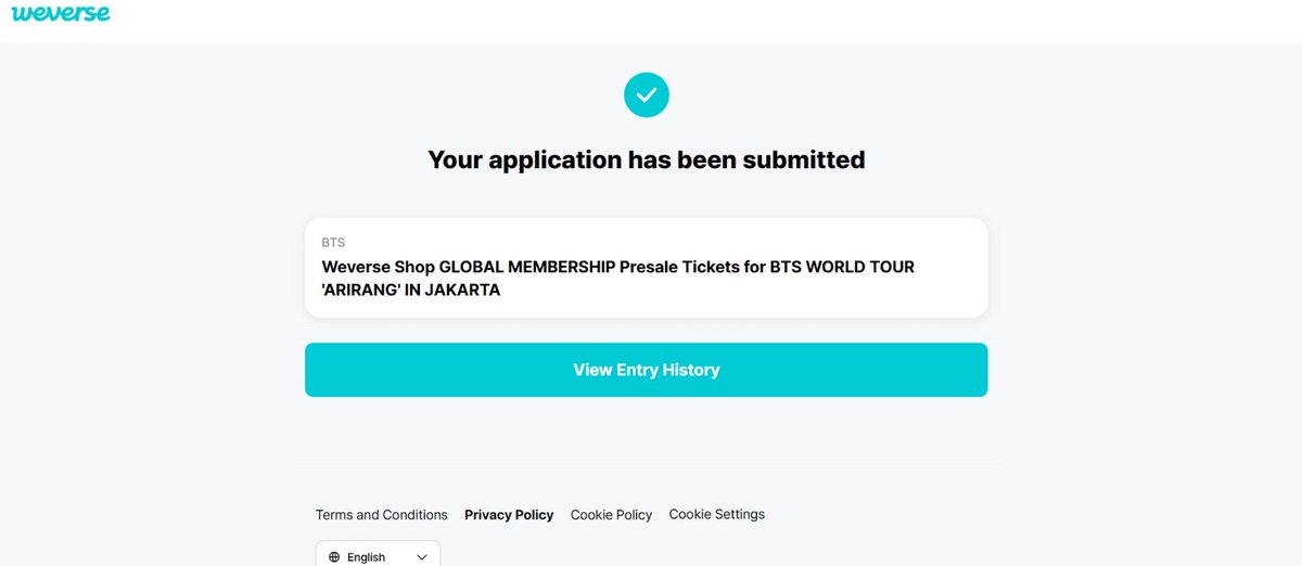 simatacipit's tweet photo. Yang mau ikutan WAR TIKET BTS WORLD TOUR ARIRANG JKT bareng member bisa join masih ada slot yaaa
✔️ Trusted
 ✔️ Bukti checkout lengkap
 ✔️ Anti ghosting
 ✔️ Update realtime saat war
✔️Group WA
#arirangbts #arirangjakarta #arirangbtsworldtourjkt #bts #army https://t.co/nbI1YHybSi