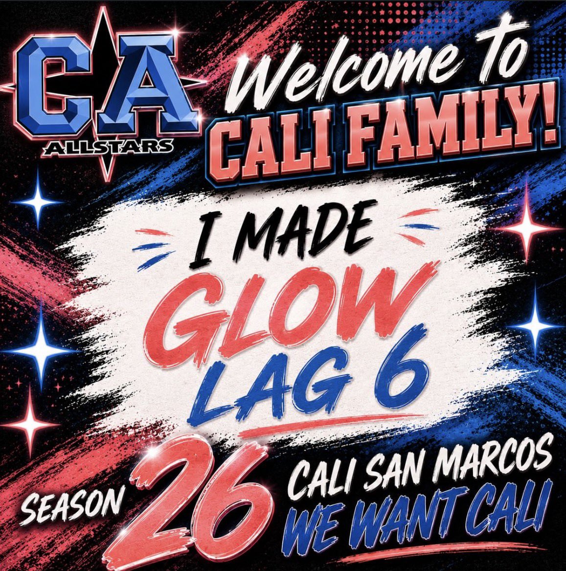 th3cheerworld's tweet photo. CALI GLOW 2026-2027 ROSTER! https://t.co/It058mXLgU