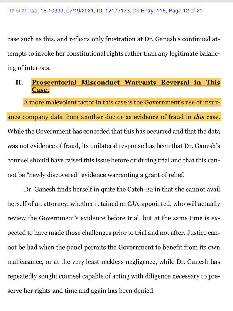 JusticeGanesh's tweet photo. So why have you not Reversed this case of injustice targeting of an Innocent Doctor by obama Biden DOJ Prosecutors Egregious Misconduct STOLE over 40,000 Innocent Patients Records created Enormously False Fabricated “Spreadsheets”
to Fraud the Jury in trial ! 
Proof , PROSECUTORS MISCONDUCT WARRANTS REVERSAL IN THIS CASE 
on Court Dockets !