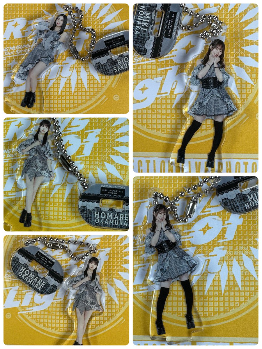 94u_u's tweet photo. モーニング娘。'26 コンサートツアー春 - Rays Of Light - 
コレクションミニアクリルキーホルダー

【譲】　画像のもの

【求】灰色小田さくら、SNS小田さくら

日本武道館にてお取引希望 https://t.co/5D0M6ubaCa