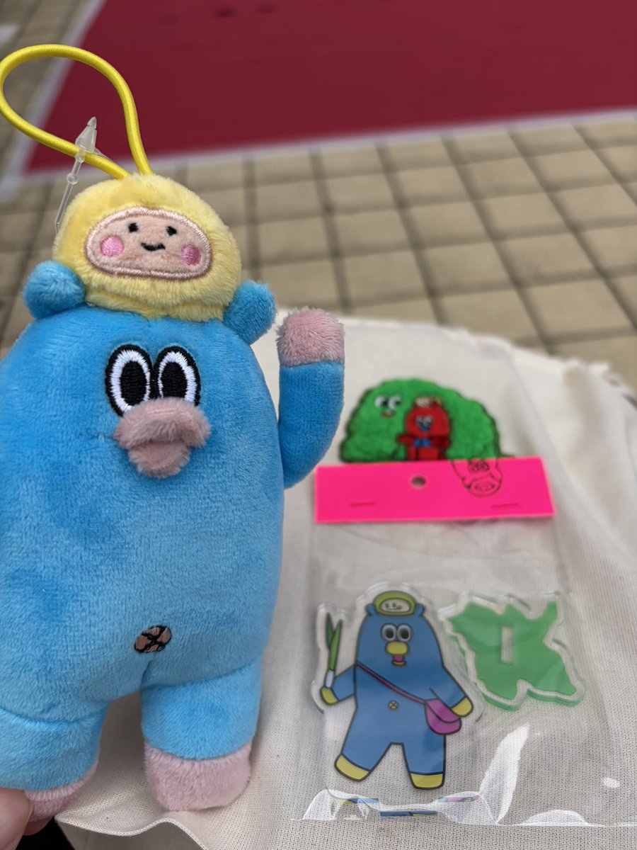 ⭐︎ドナ⭐︎ 巾着 MINAMI TANAKA】Collaboration Embroidery 巾着（陶器小花