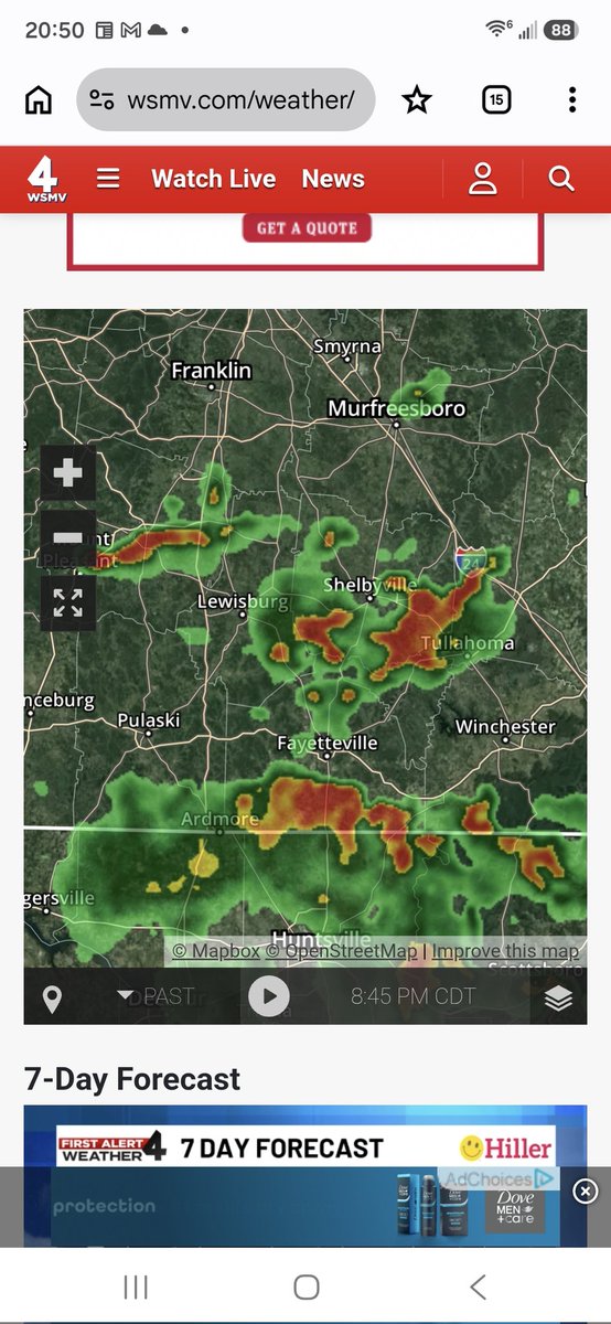 MIDTNSPORTSNET's tweet photo. @CalebJarreau16 @TDT_Sports And they're either done for the night or playing past Midnight, because all of this is heading that way: https://t.co/cjAKMFBnks