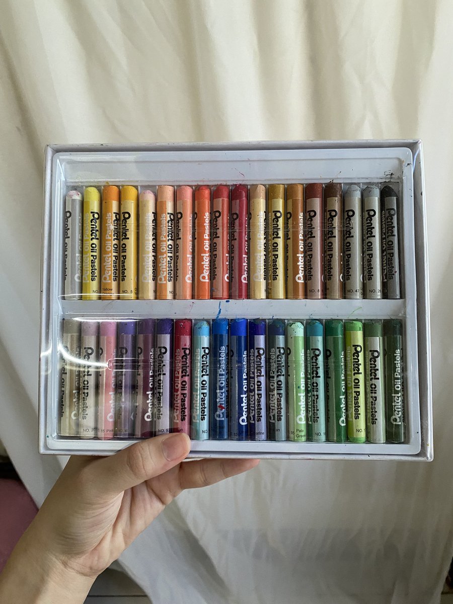 MinistuffA's tweet photo. ส่งต่อ เครื่องเขียน สีน้ำมัน
Oil Pastels 36 สี
80 ส่งฟรีค่ะ
ใหม่มาก แทบไม่ได้ใช้ 
#ส่งต่อเครื่องเขียน #เครื่องเขียน #เครื่องเขียนมือสอง #สีน้ำมัน #ส่งต่ออุปกรณ์เครื่องเขียน https://t.co/uouo1UGbWQ