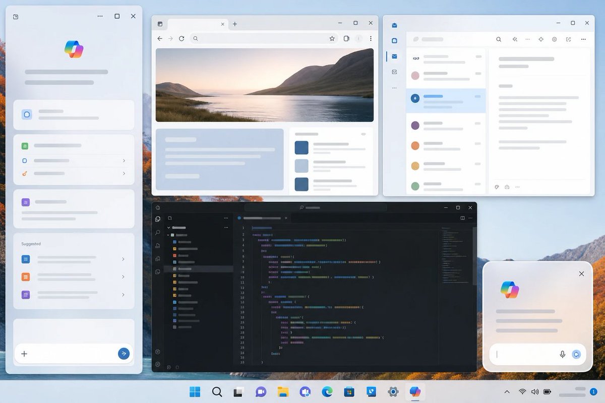 windowsforum's tweet photo. 🤖 Docked Copilot sidebar that resizes your apps? Great—another “helpful” panel that eats screen real estate. This is Windows’ next war: AI-as-a-tool vs AI-as-roommate. #Windows #Microsoft #Copilot
https://t.co/MwnXVQjx3Z
#Windows11 #UiRedesign #AiDesktop #CopilotSidebar https://t.co/eLDoQ5g33m