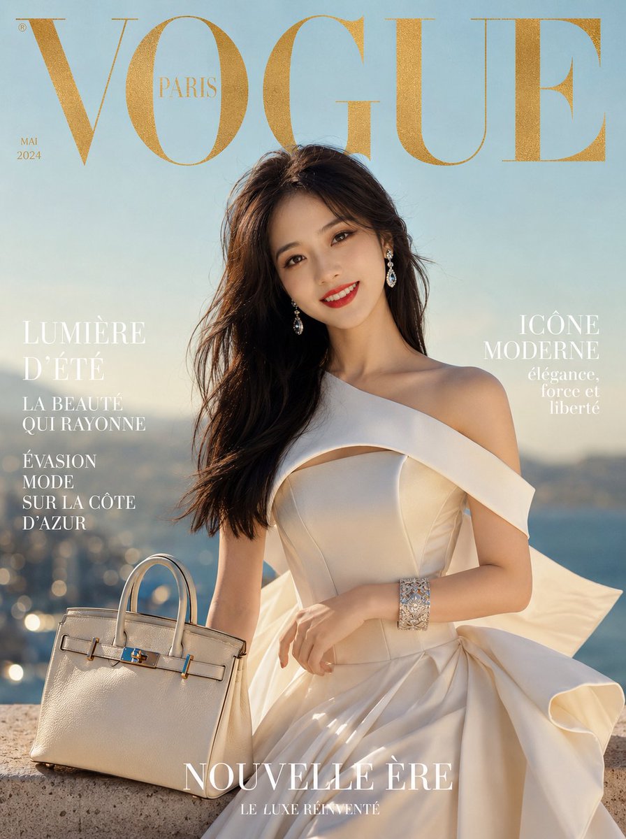 Surrealist Luxury Vogue Cover