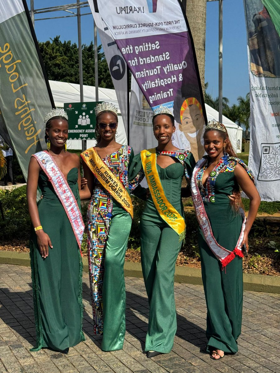 eugine_ug's tweet photo. The Queens had a lovely time at the Pearl of Africa Tourism Expo #POATE2026! 🇺🇬✨

This year’s edition was filled with cultural pride, innovation, and vibrant energy 🥳❤️

We wholeheartedly thank QUEENS for proudly representing the Pearl of Africa and promoting Uganda's tourism.

#ExploreUganda #Wanderlust #EquatorPosts #POATE2026 @TourismBoardUg @ExploreUganda