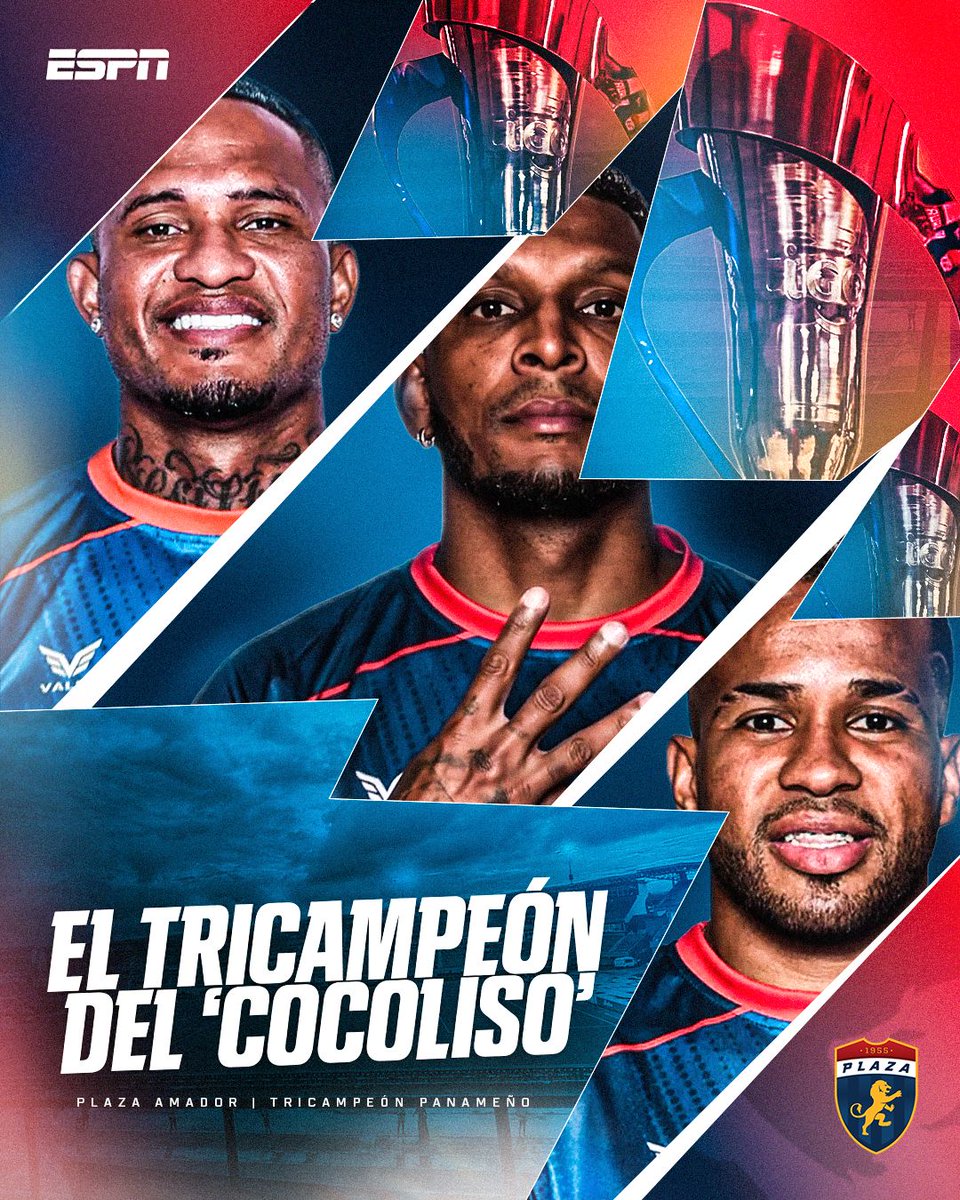 ESPN_CENAM's tweet photo. PLAZA AMADOR ES TRICAMPEÓN DE PANAMÁ🇵🇦⭐⭐⭐

En una de las mejores finales de todos los tiempos, El Plaza se alzó con el triunfo y consiguió la décima tras 120 minutos de acción pura.🔥 https://t.co/keC4nBchaX