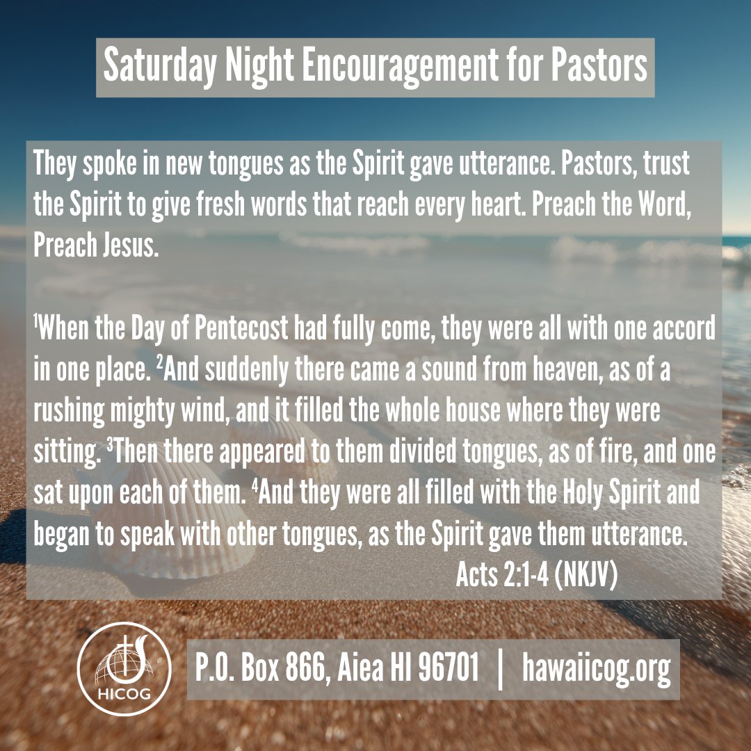 HawaiiCOG's tweet photo. Be Encouraged Pastor https://t.co/U1AX0VUGYJ