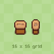 SyntaxesOfPlay's tweet photo. Top-down house free assets
Wooden trash can, but the kind you'd expect to find in a warm little bookstore café instead of an alleyway.
#gamedev #indiedev #PixelArt #ドット絵 https://t.co/Yk0DDLPXMd