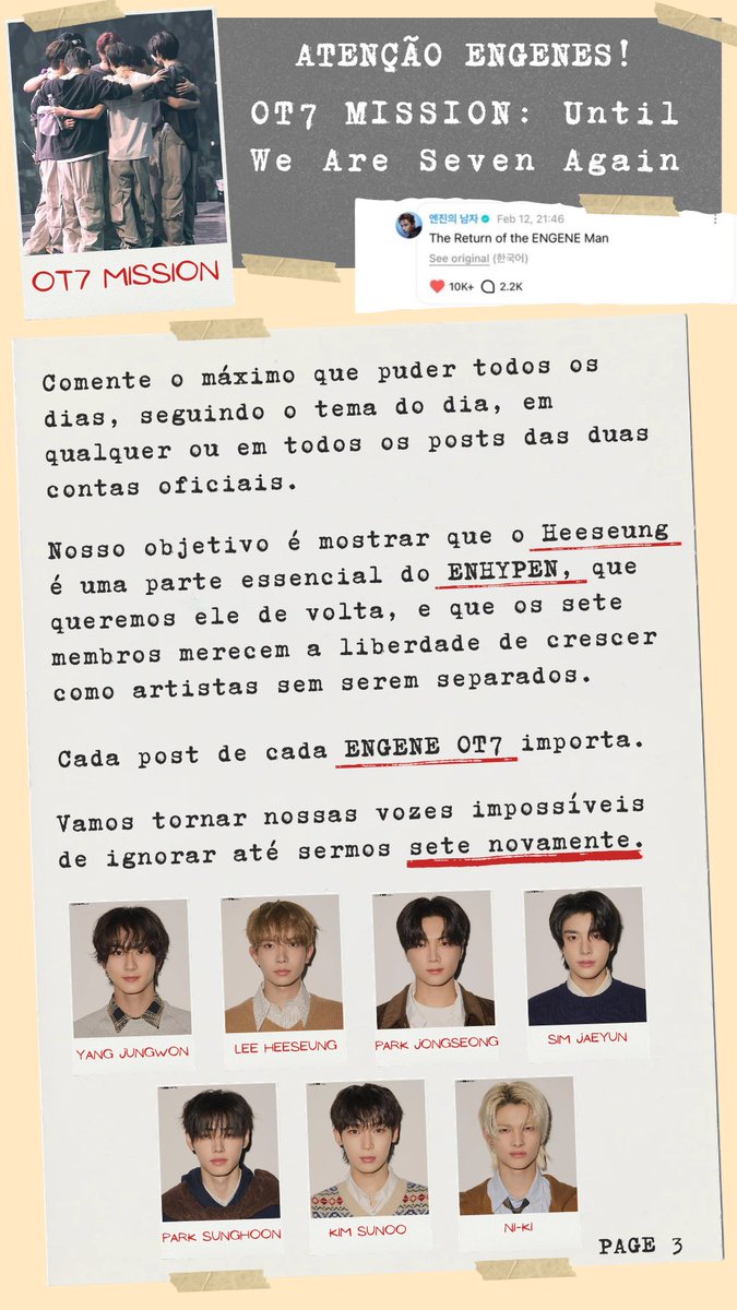 OT7 MISSION tweet media