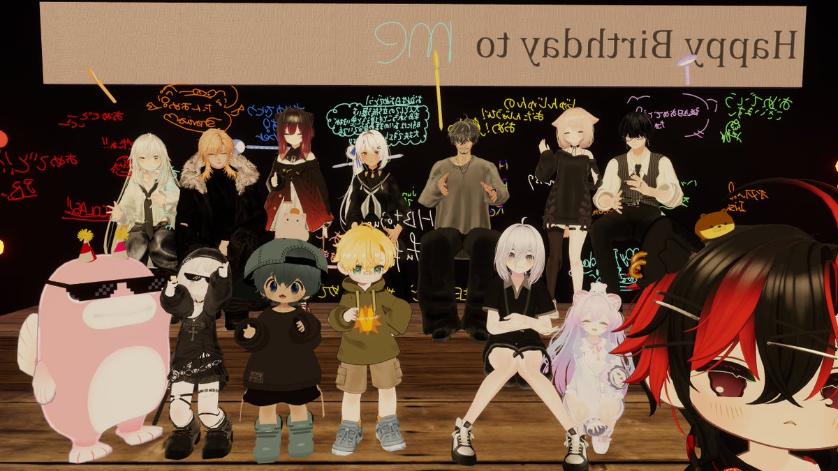 juno0v0o's tweet photo. 昨日はじゅんじゅんの誕生日インスタンスにお越しいただき誠にありがとうございました！！！！！！
いっぱい来てくれてほんｔｔｔｔｔｔっとにうれしいです！！！ツリーにツーショ上げていきます！！ https://t.co/efjfrVtrKt