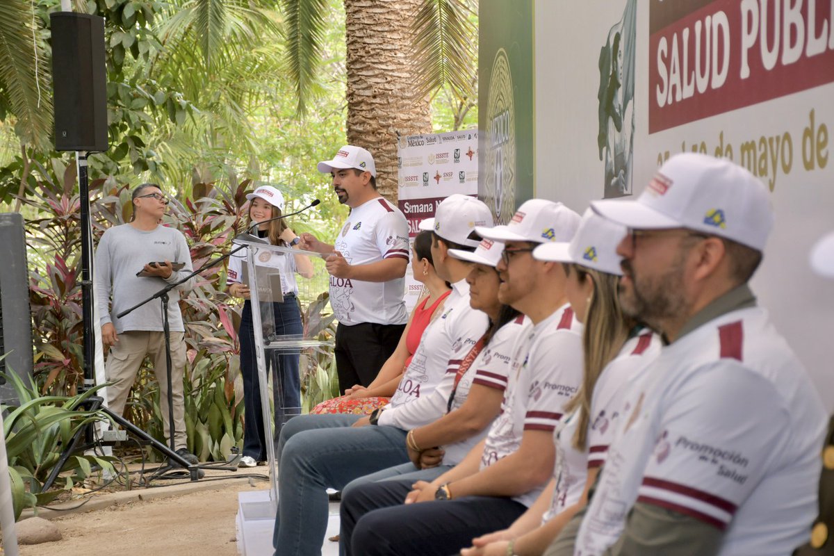 IsssteSinaloa_'s tweet photo. ¡Arrancamos la Semana Nacional de Salud Pública! 🩺✨

El día de hoy, sábado 23 de mayo, asistimos con gran entusiasmo a la inauguración de esta importante jornada que se llevará a cabo del 23 al 30 de mayo.

#ISSSTESinaloa #SaludPública #Sinaloa #SemanaDeSalud #DeporteYSalud https://t.co/PRQ4kzta63