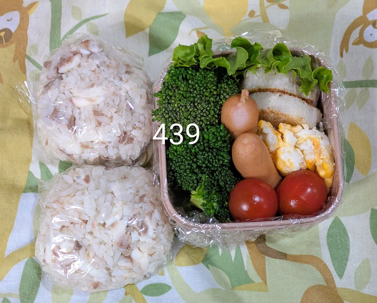 kitchen439's tweet photo. 昨日の #お弁当 と今日のお弁当 昨日は #鯛飯おにぎり 最近ご飯ごと詰めるのにハマってます
#お弁当作り楽しもう部 #多品目弁当 #お弁当記録  #家庭菜園 #料理好きな人と繋がりたい https://t.co/hDSU562N2Z