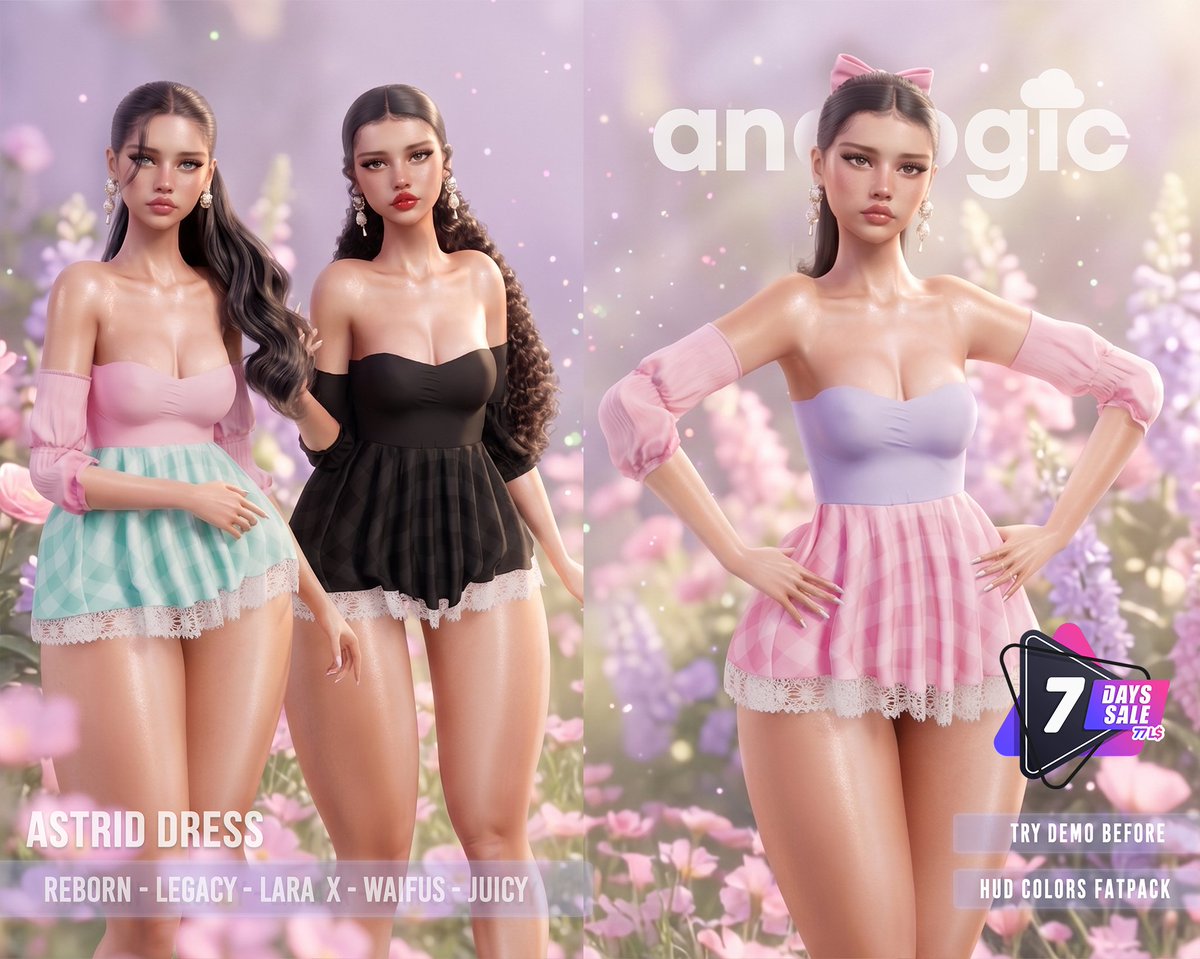7daysSaleSL's tweet photo. 💜 Analogic @7DaysSALE 💜🗓 

May 22–28

Modern simplicity with retro influence — sleek, stylish, and effortlessly refined.👉
 https://t.co/i1yJlBopMi

#SecondLife #7DaysSALE #SLFashion https://t.co/J4JgHzrQ12